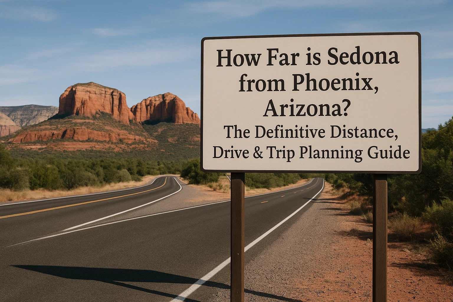 How Far is Sedona from Phoenix Arizona